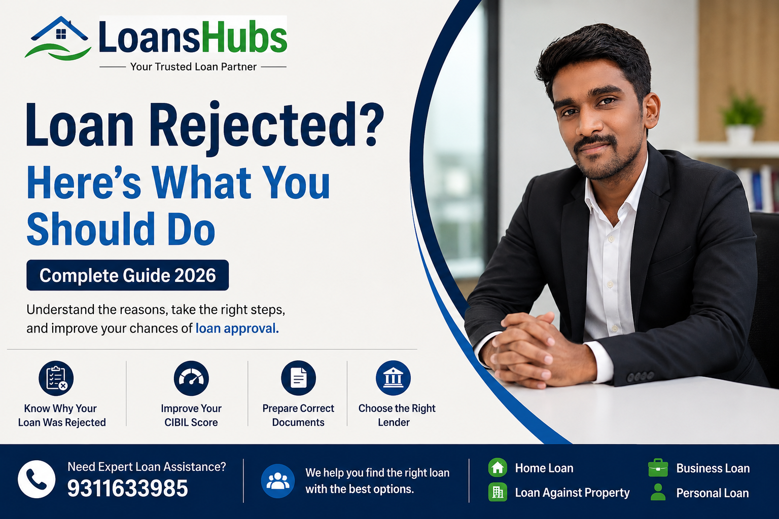 Loan Rejected? Here’s What You Should Do (Complete Guide 2026)
