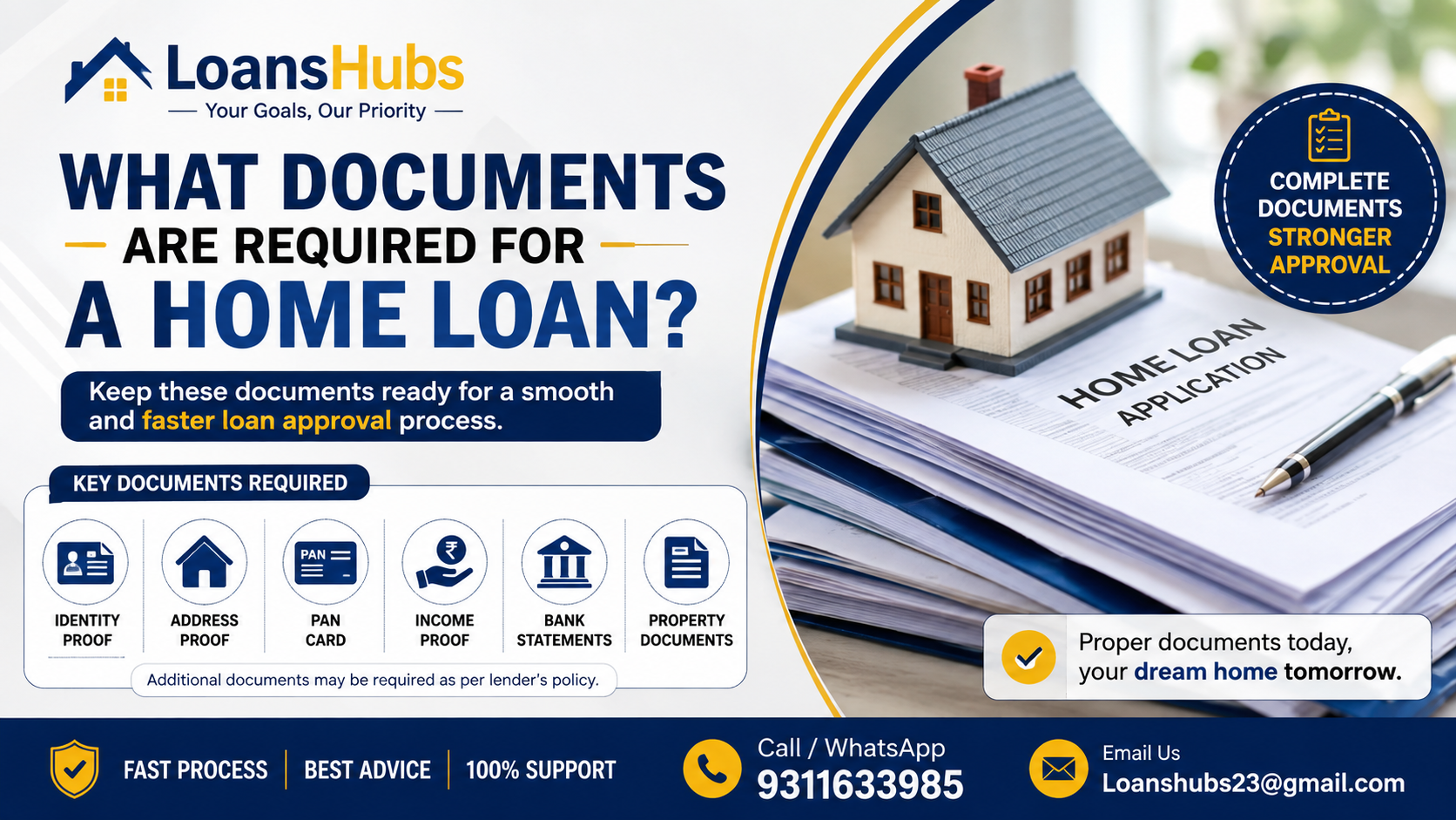 What Documents Are Required for a Home Loan
