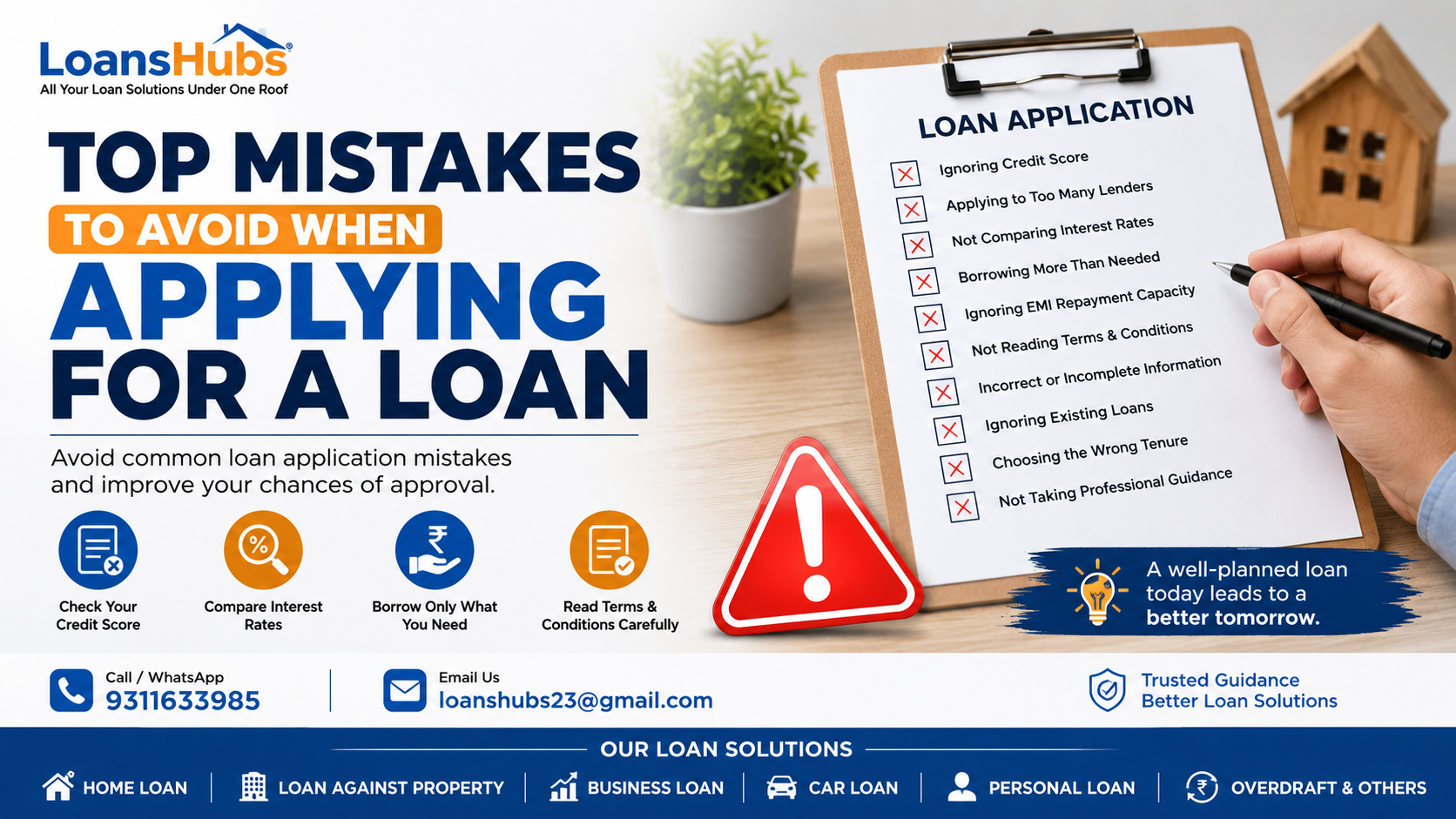 Top Mistakes to Avoid When Applying for a Loan